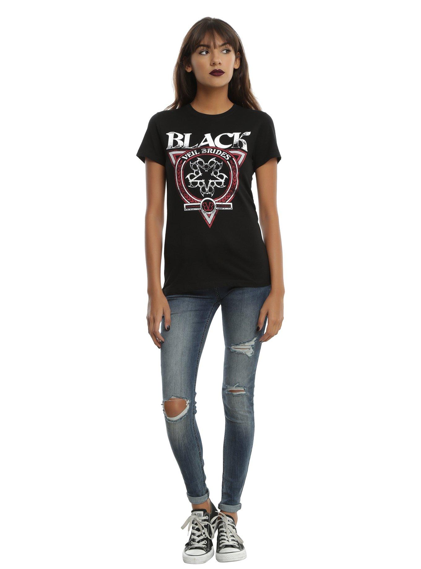 Black Veil Brides Seal Logo Girls T-Shirt, , alternate