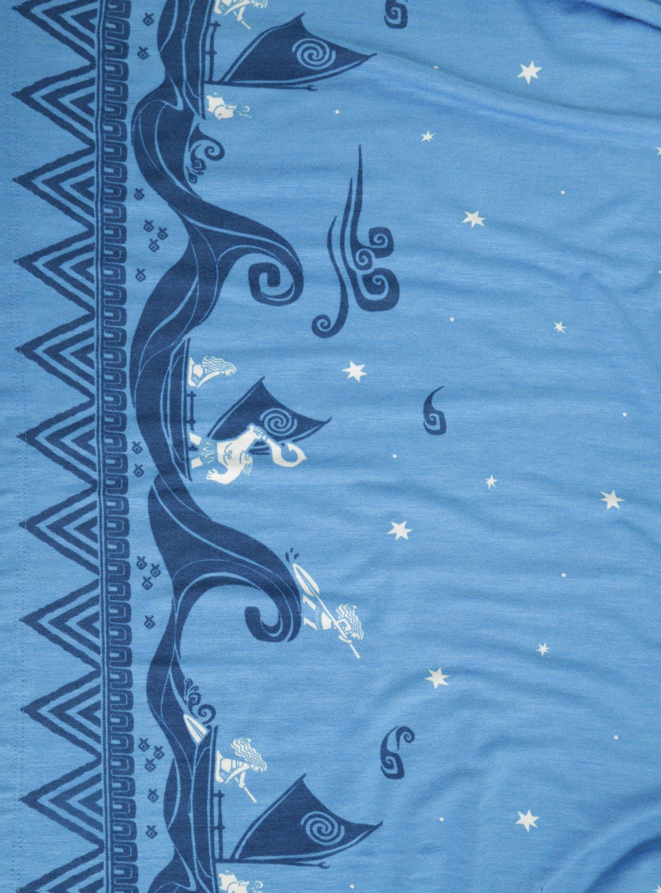 Disney Moana Border Print Dress, , alternate