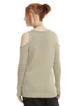 Star Wars Rogue One Rebel Girls Cold Shoulder Sweater, , alternate