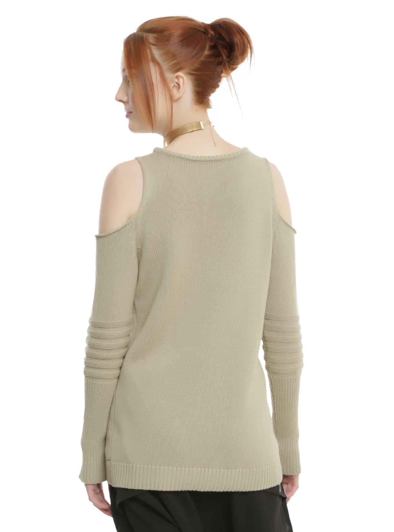 Star Wars Rogue One Rebel Girls Cold Shoulder Sweater, , alternate