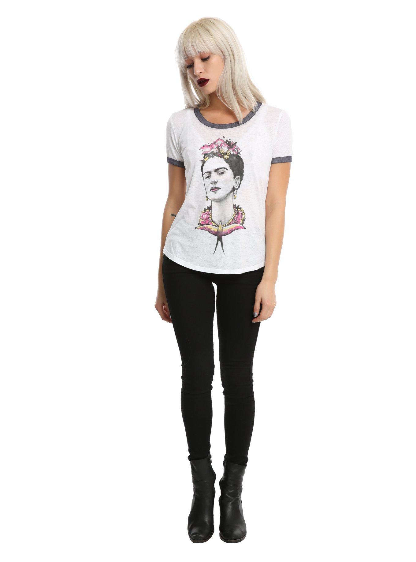 Frida Kahlo Endure More Girls Ringer T-Shirt, , alternate