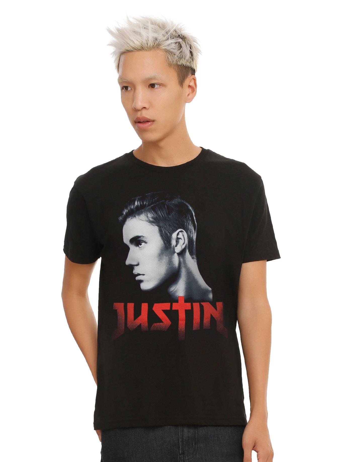 Justin Bieber Profile T-Shirt, , alternate