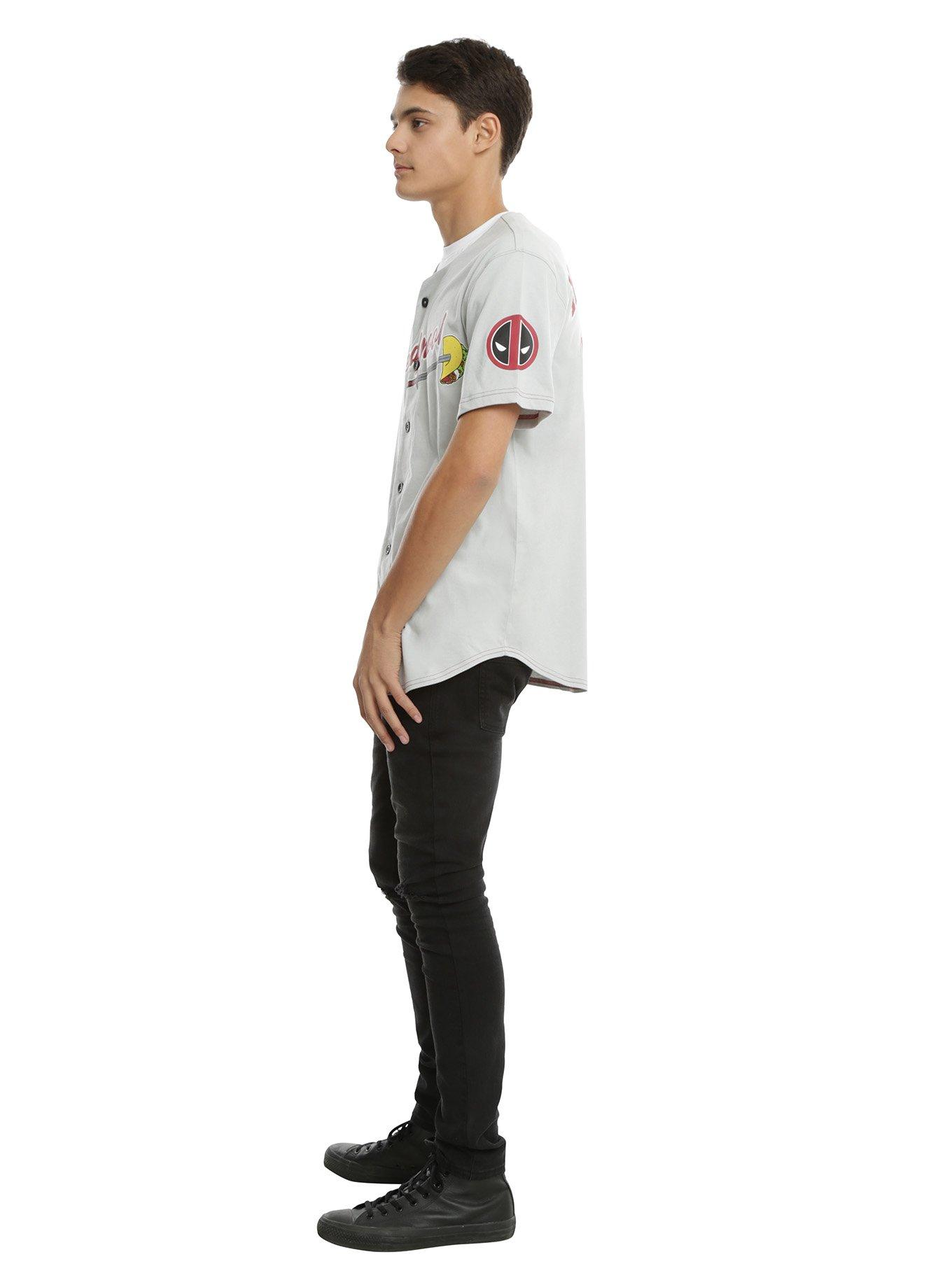 Marvel Deadpool Baseball Jersey, , alternate
