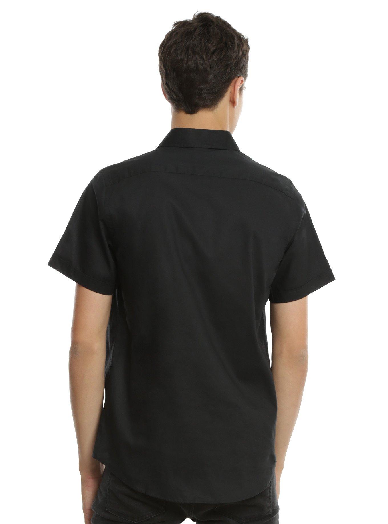 Disney Wall-E Tire Tracks Woven Button-Up, , alternate