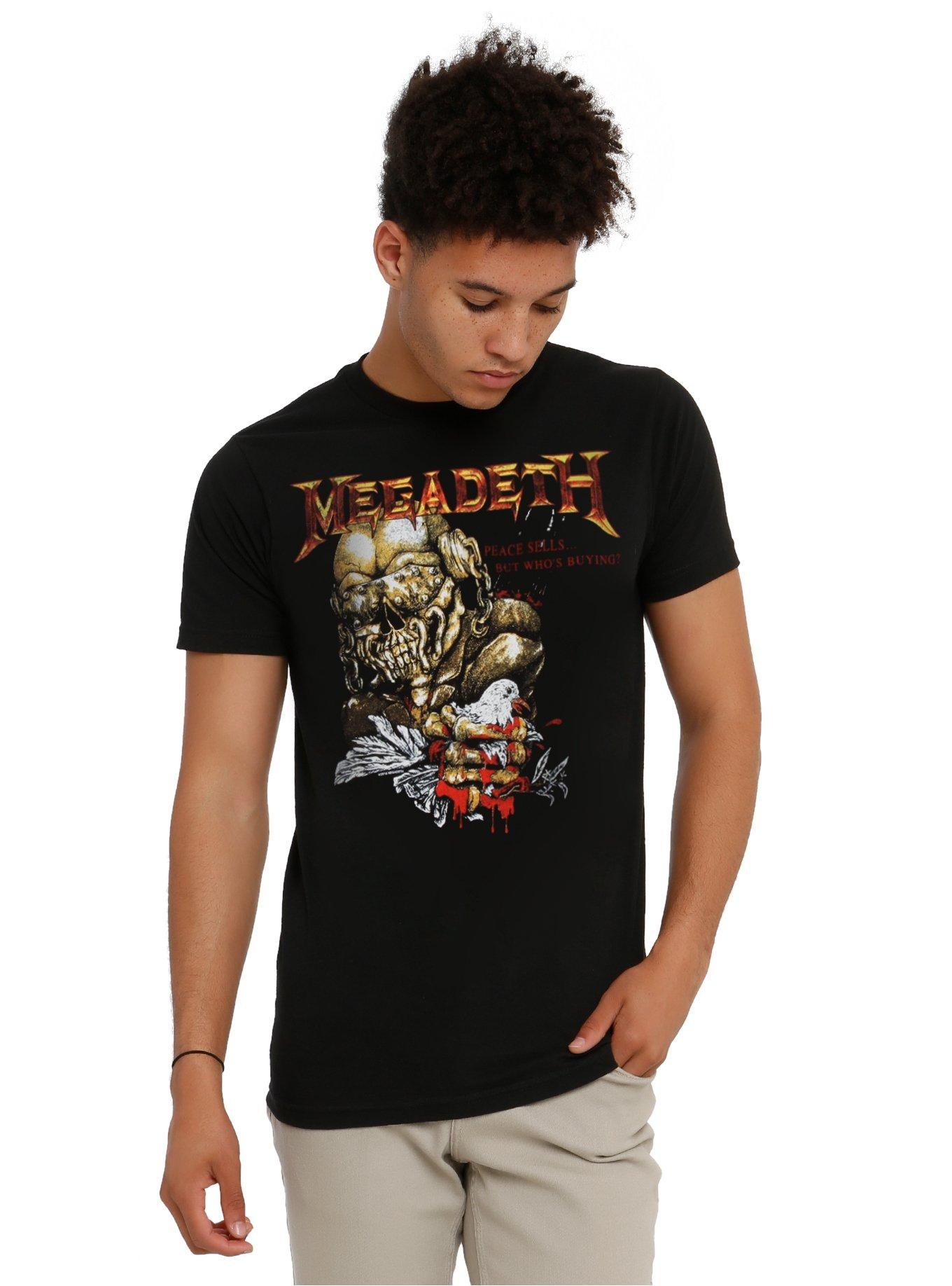Megadeth Peace Sells Skull T-Shirt, , alternate