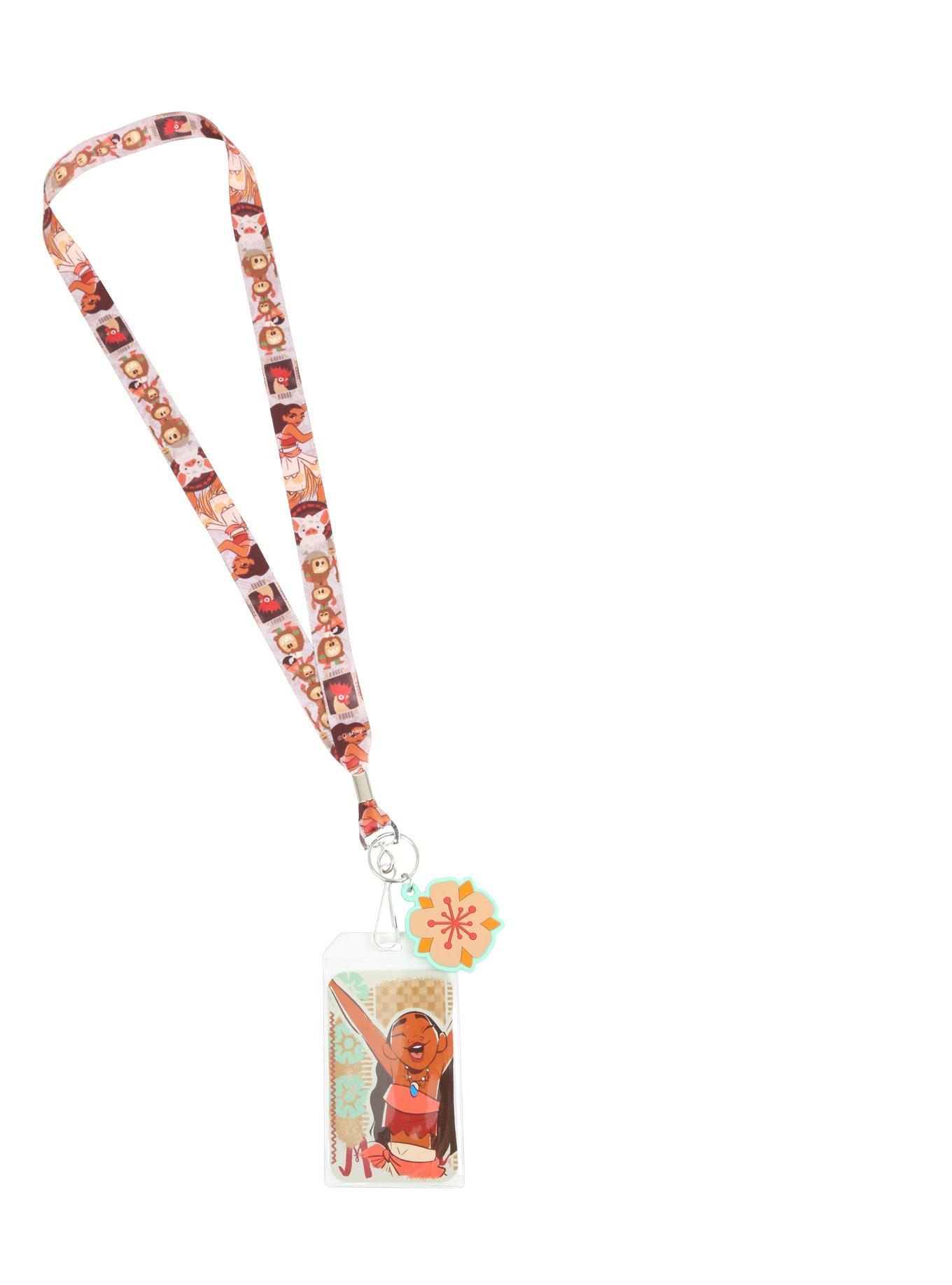 Loungefly Disney Moana Print Lanyard, , alternate