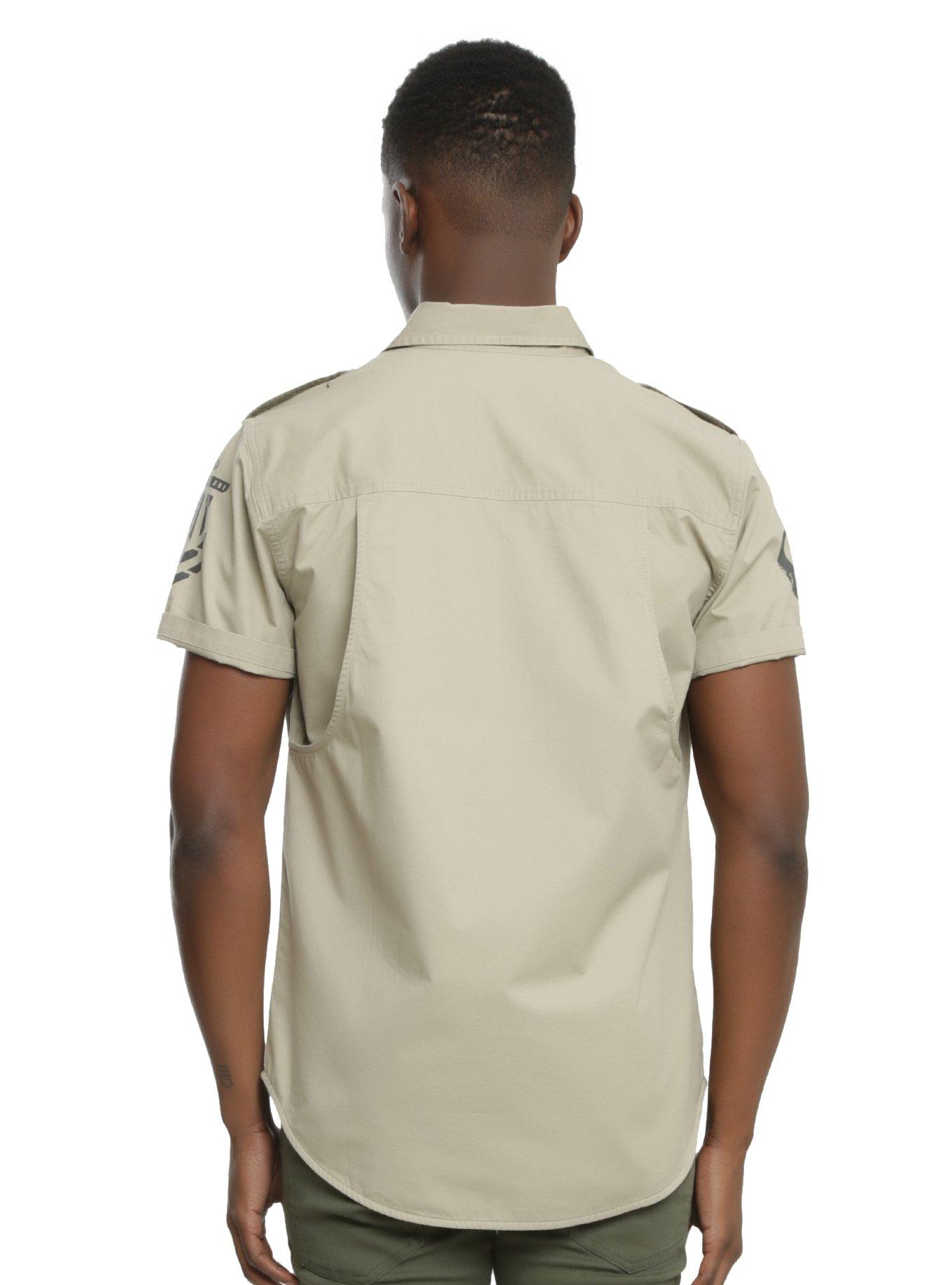 Star Wars Rogue One Cassian Short-Sleeved Woven Button-Up, , alternate - view 2