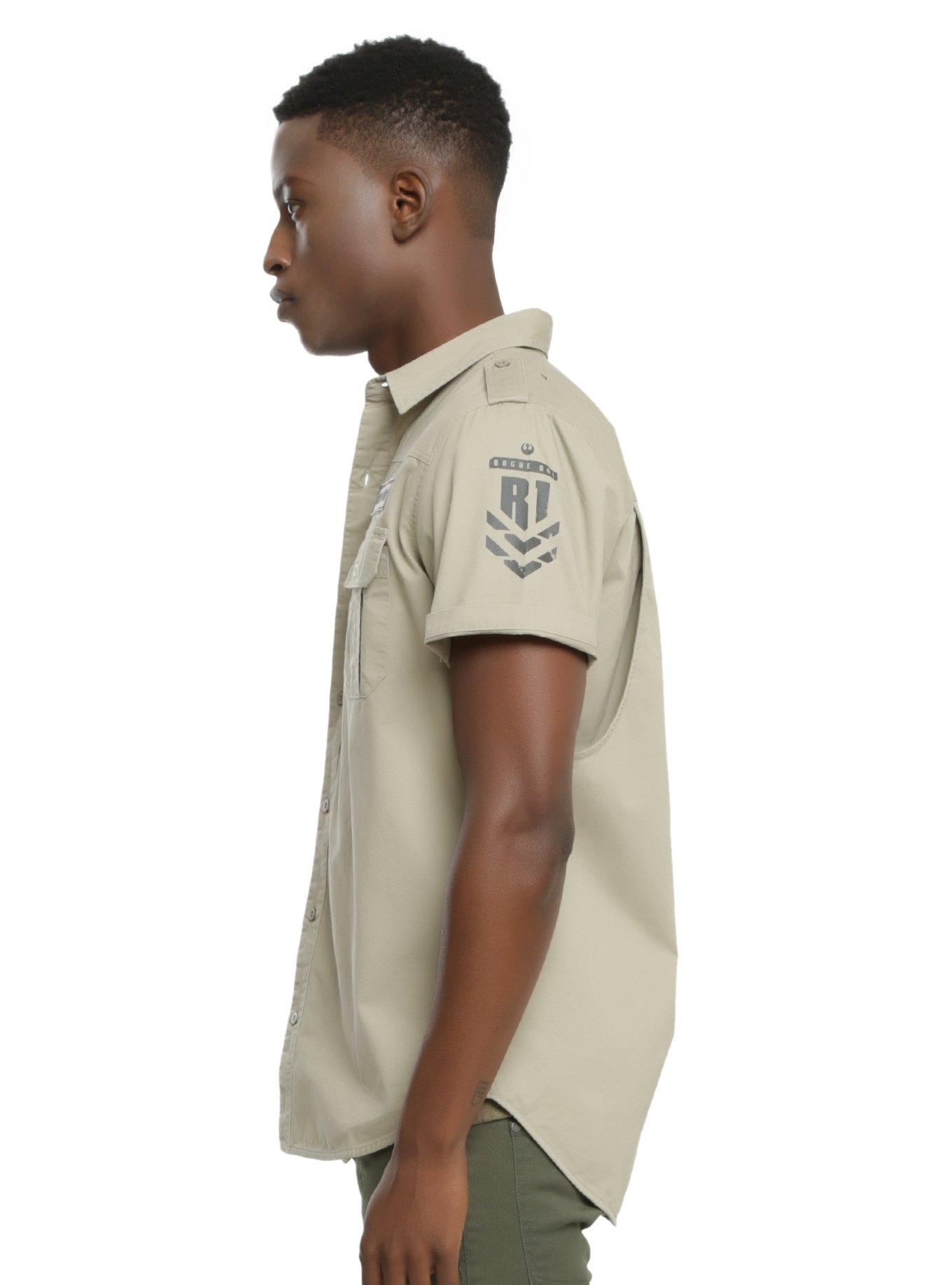 Star Wars Rogue One Cassian Short-Sleeved Woven Button-Up, , alternate - view 4