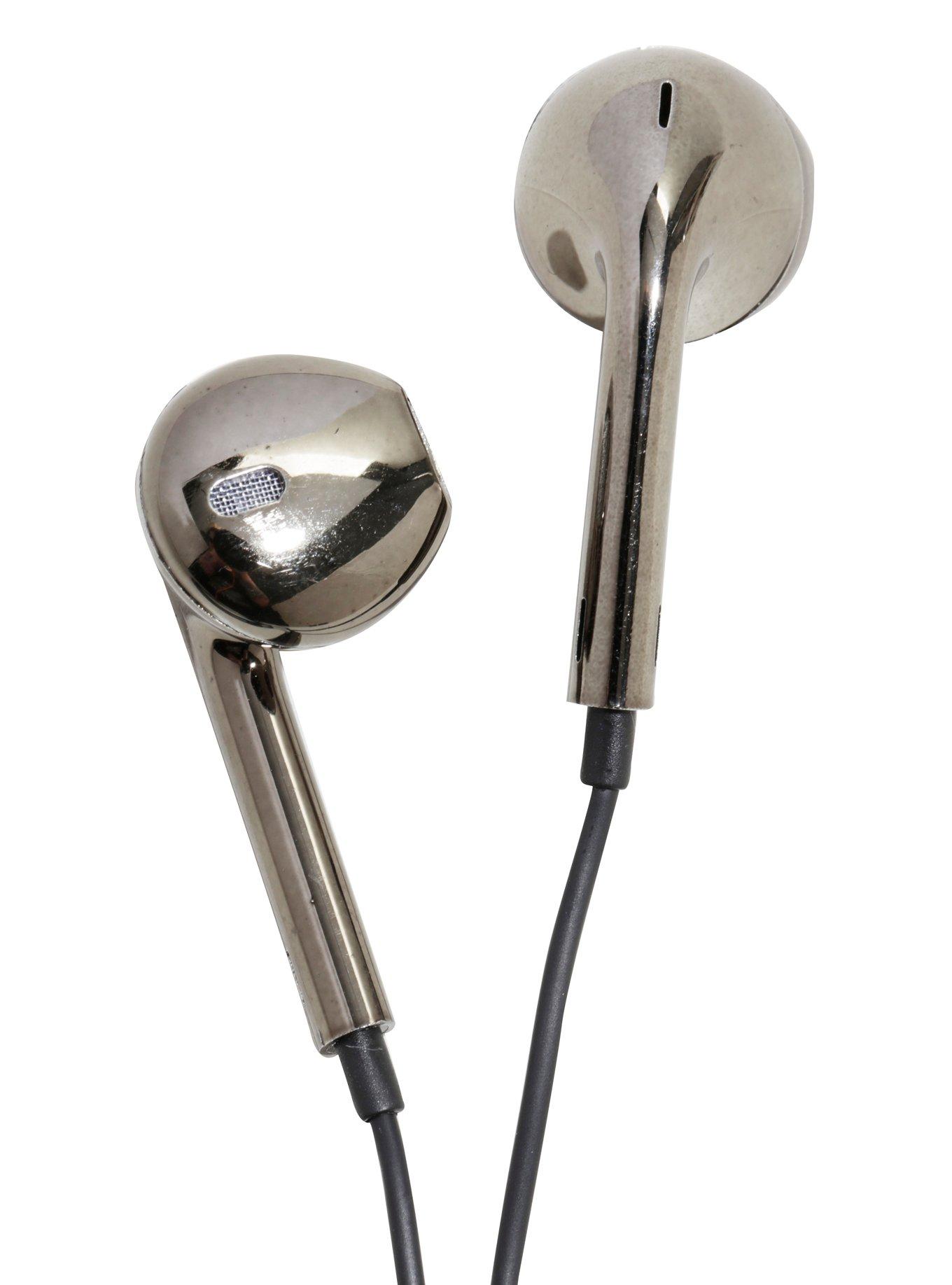 MiCase Metallic Black Earbuds, , alternate