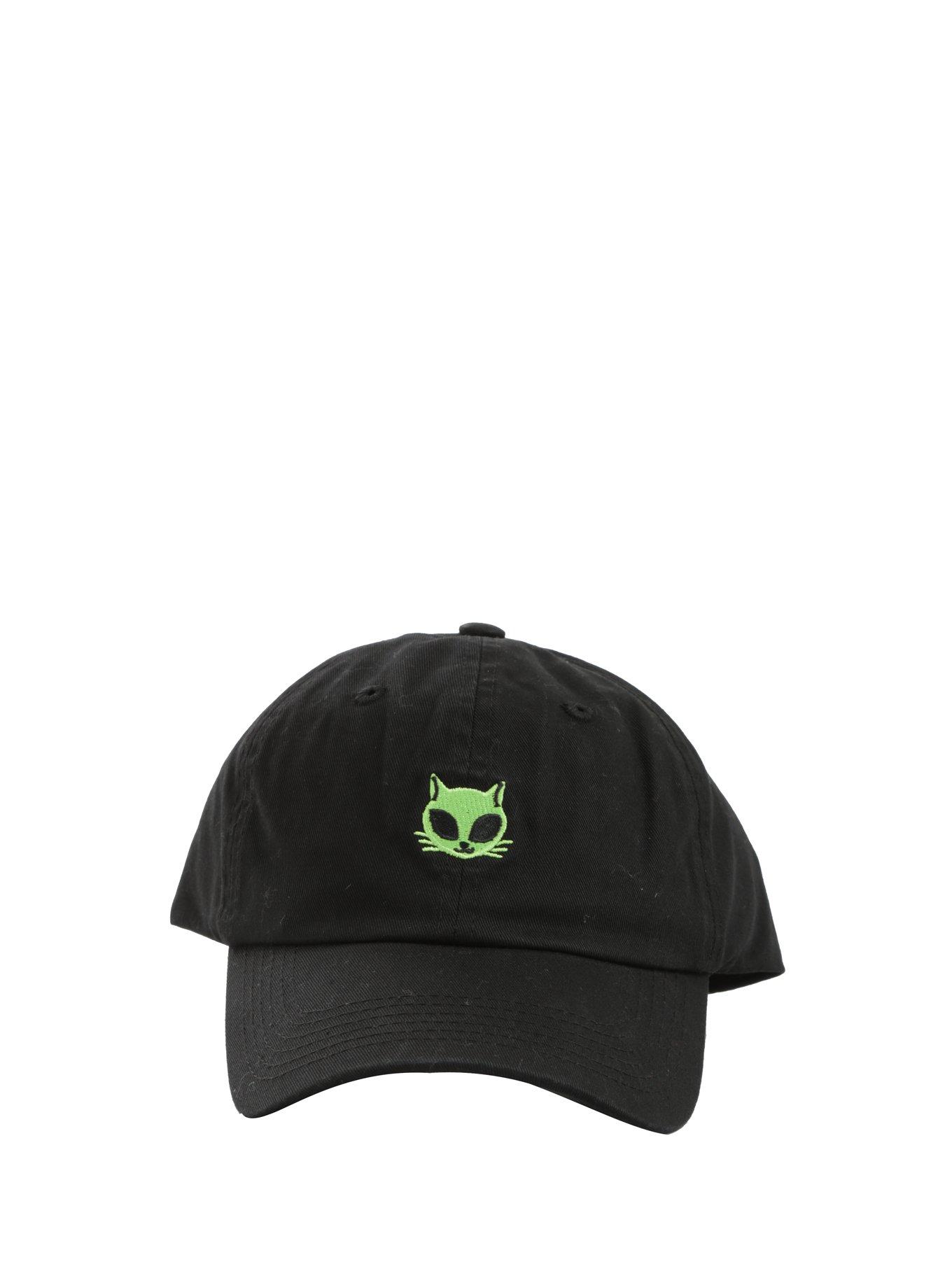 Alien Cat Curve Brim Hat, , alternate