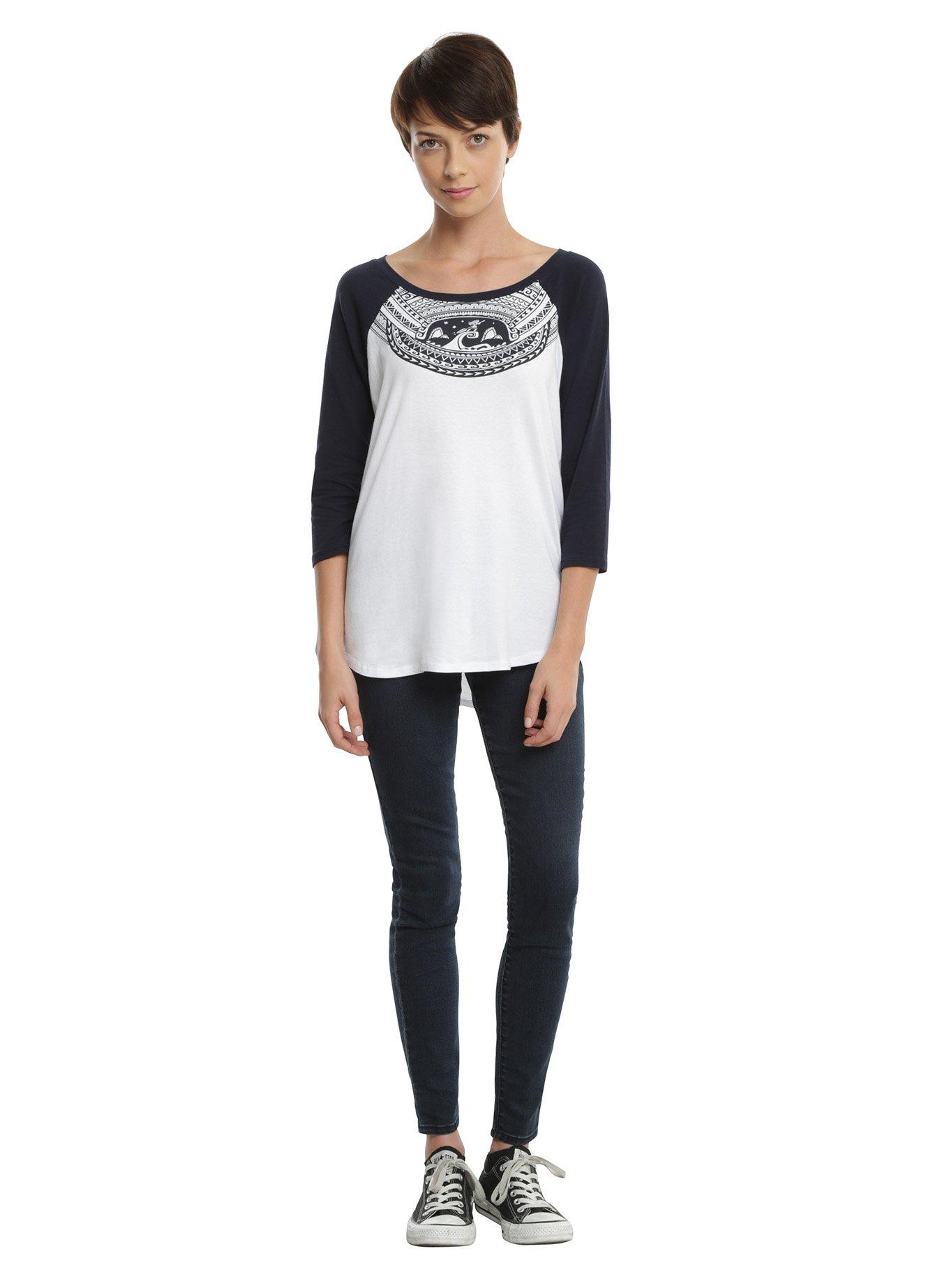 Disney Moana Big Wave Girls Raglan, , alternate