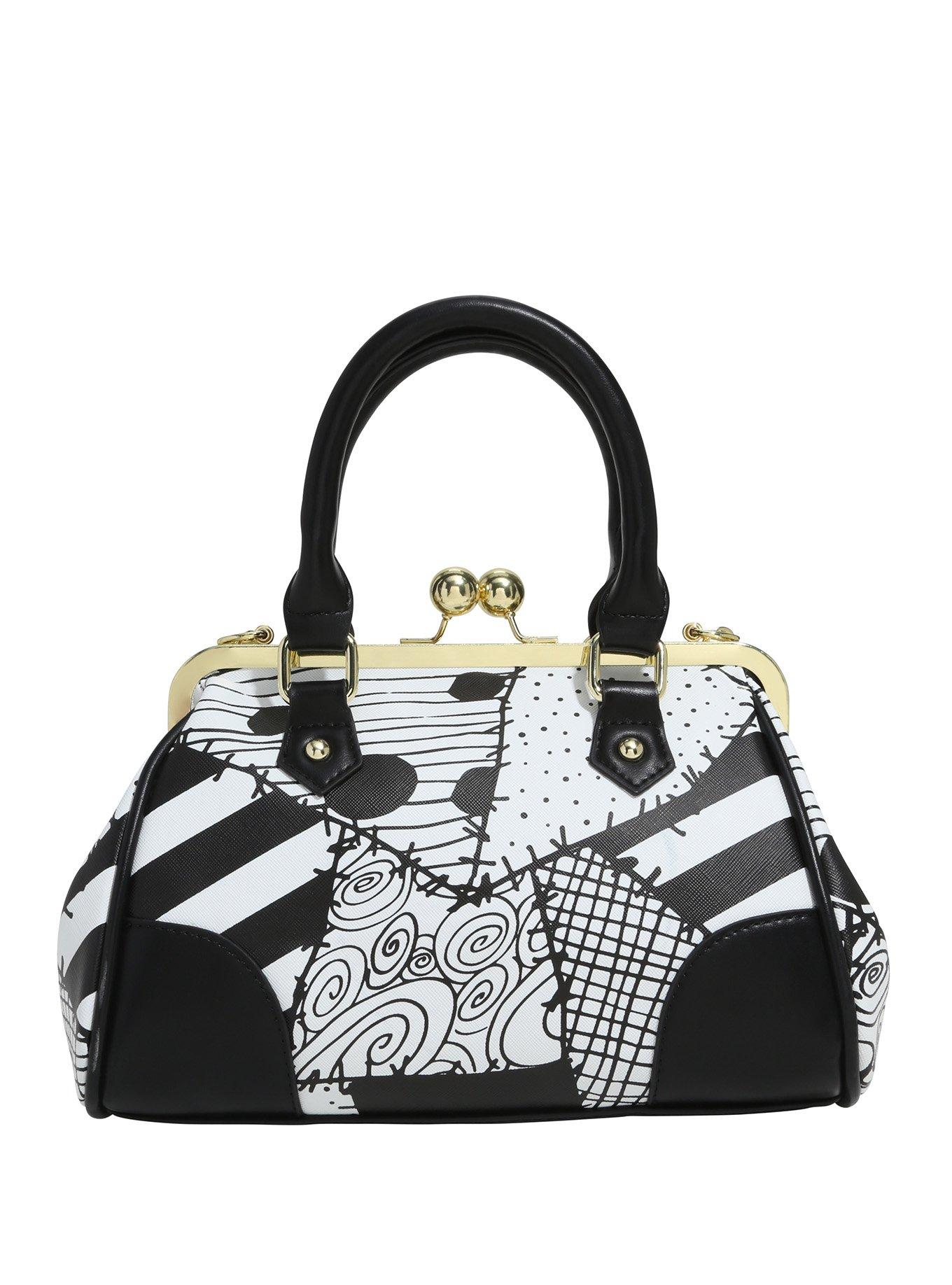 The Nightmare Before Christmas Patchwork Kisslock Satchel, , alternate