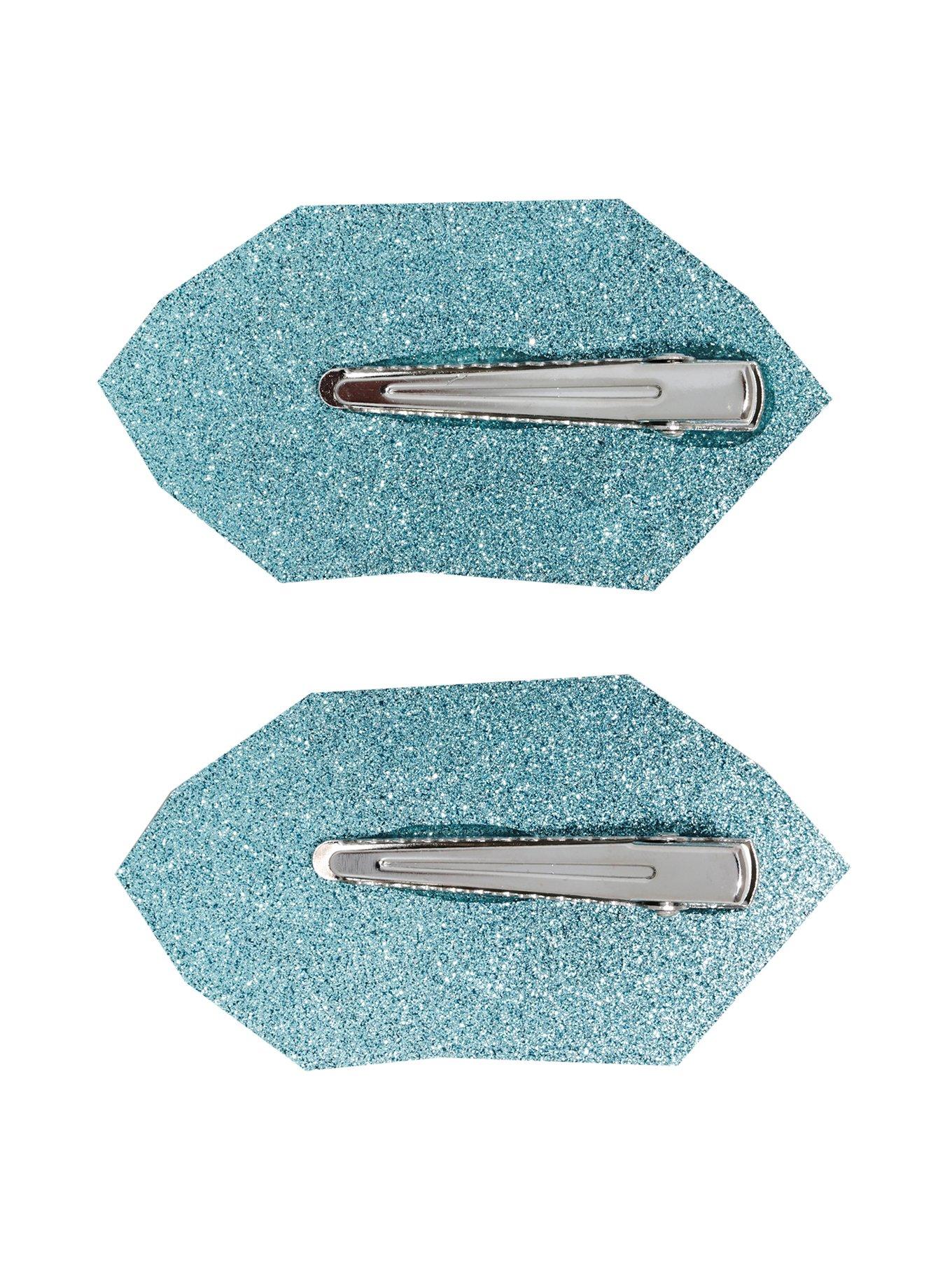 Blackheart Blue Diamond Hair Clip Set, , alternate