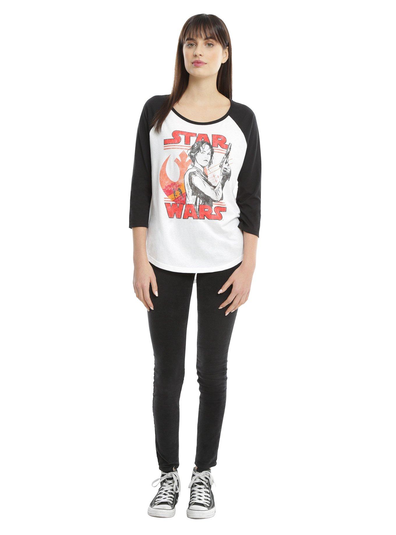 Star Wars: Rogue One Jyn Erso Girls Raglan, , alternate