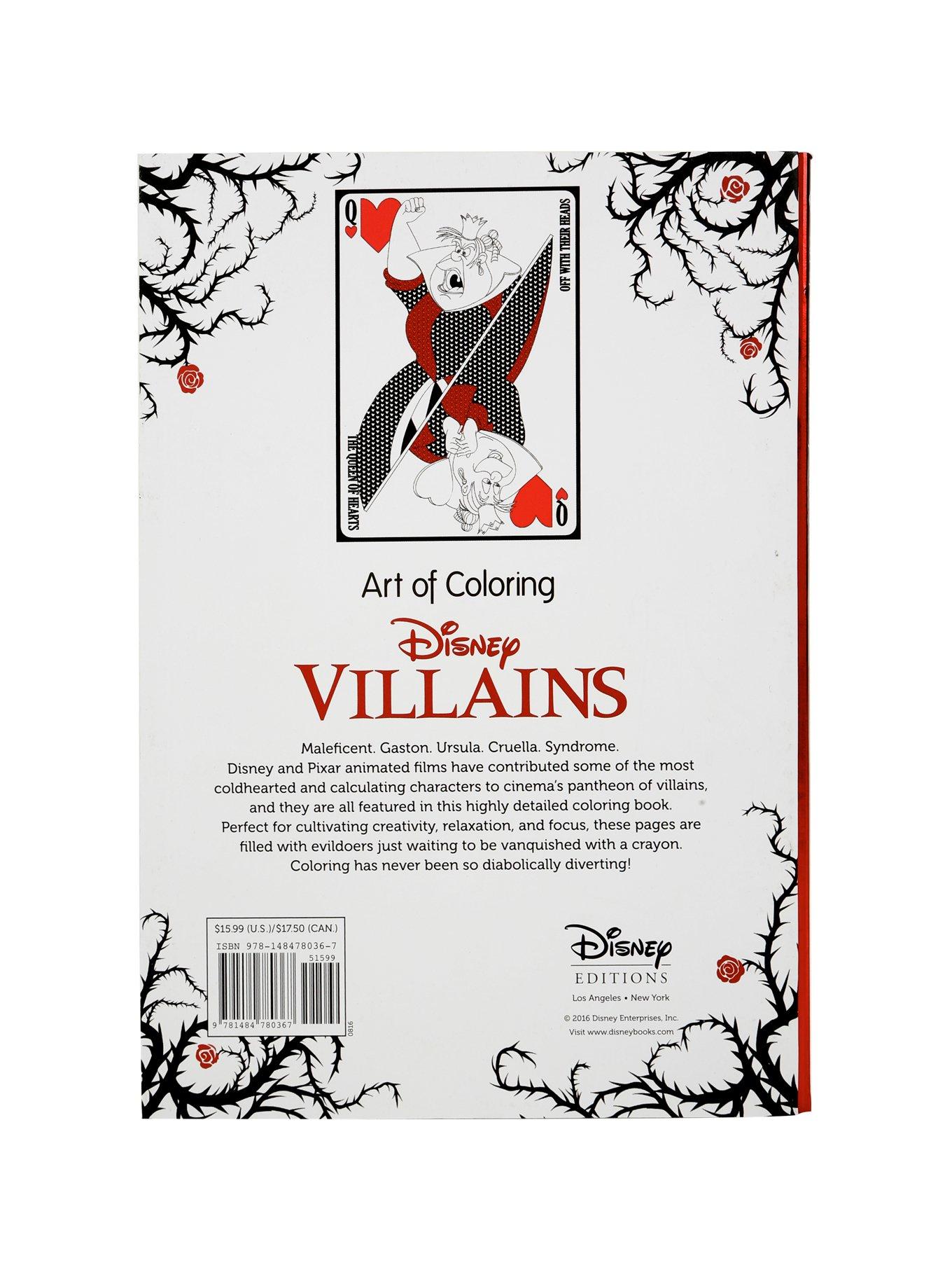 Disney Art Of Coloring: Disney Villains Coloring Book, , alternate