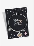 Disney Minnie Mouse Forever Silver Bangle Bracelet, , alternate