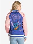 Disney Lilo & Stitch Blue & Pink Womens Souvenir Jacket, , alternate