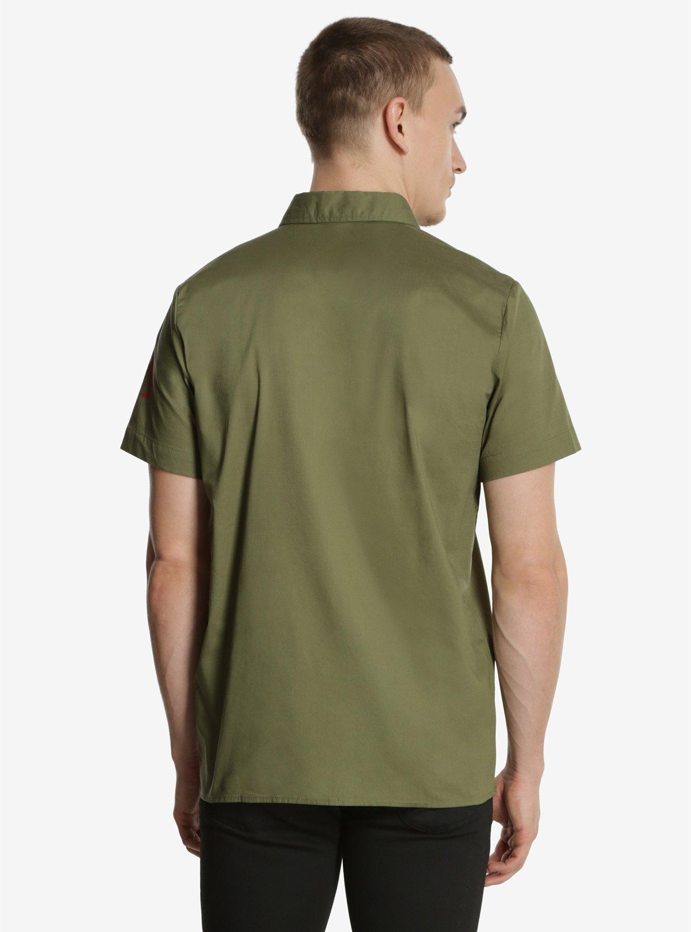 Star Wars Boba Fett Work Shirt Woven Button-Up, , alternate