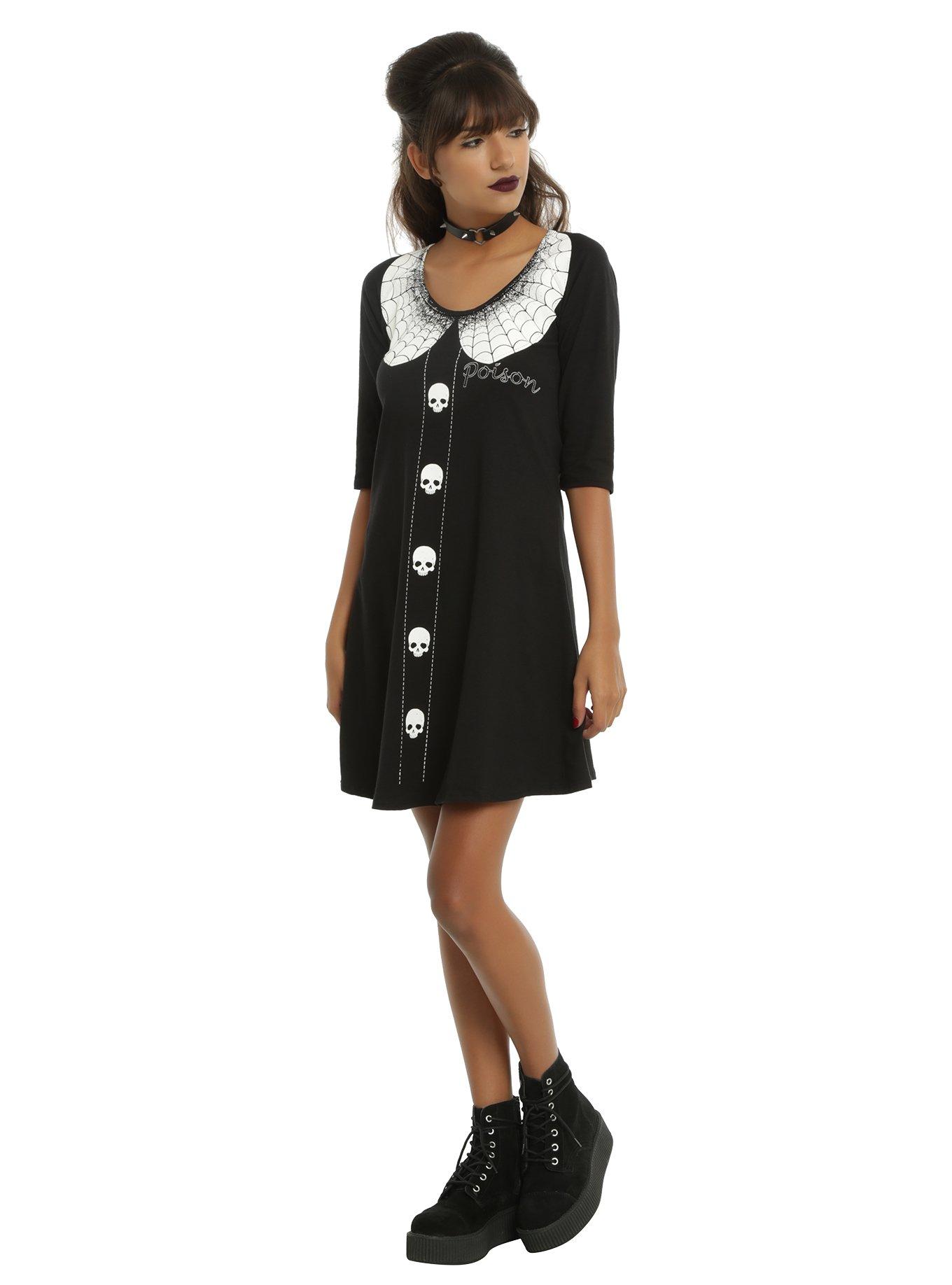 Kreepsville 666 Thursday's Poison Tunic Dress, , alternate