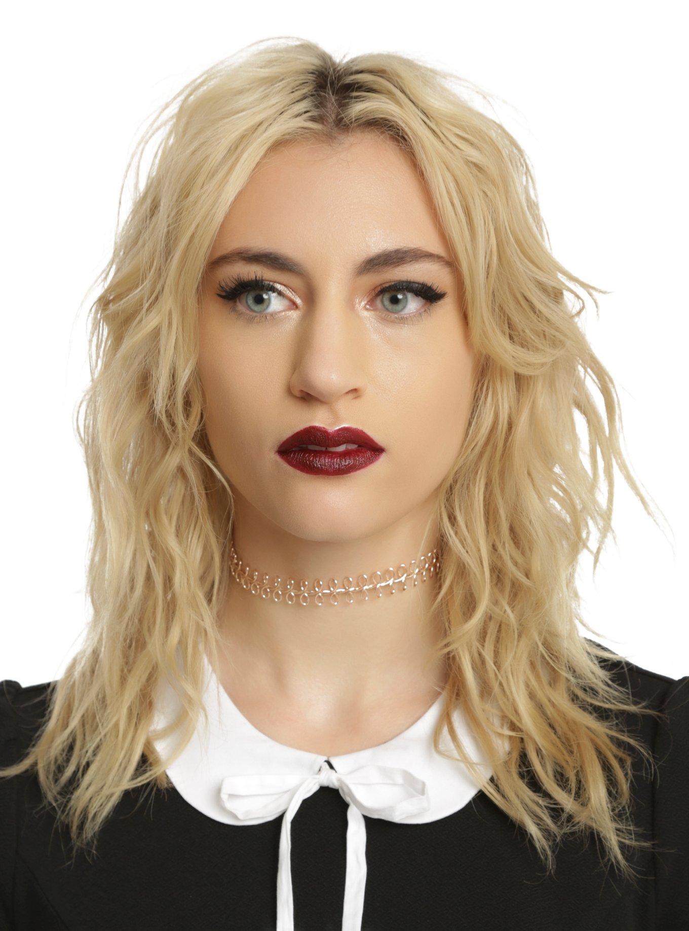 Blackheart Metal Tattoo Choker Set, , alternate