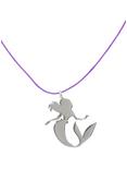 Disney The Little Mermaid Ariel Cord Necklace & Earring Set, , alternate