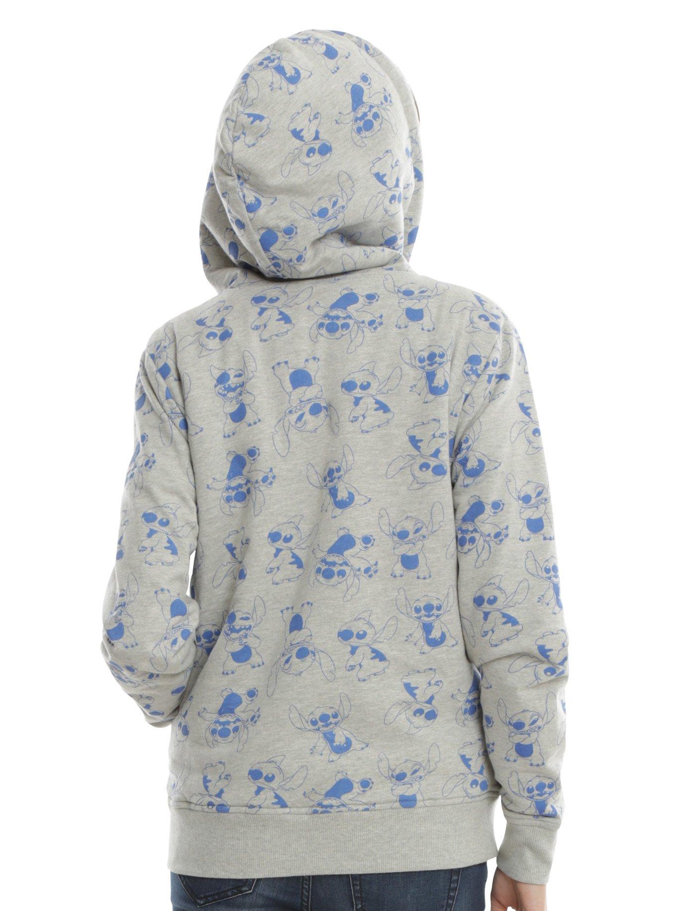 Disney Lilo & Stitch Girls Fleece Hoodie, , alternate