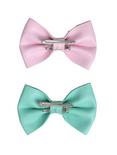 Pink & Mint Icing & Sprinkles Hair Bow Set, , alternate