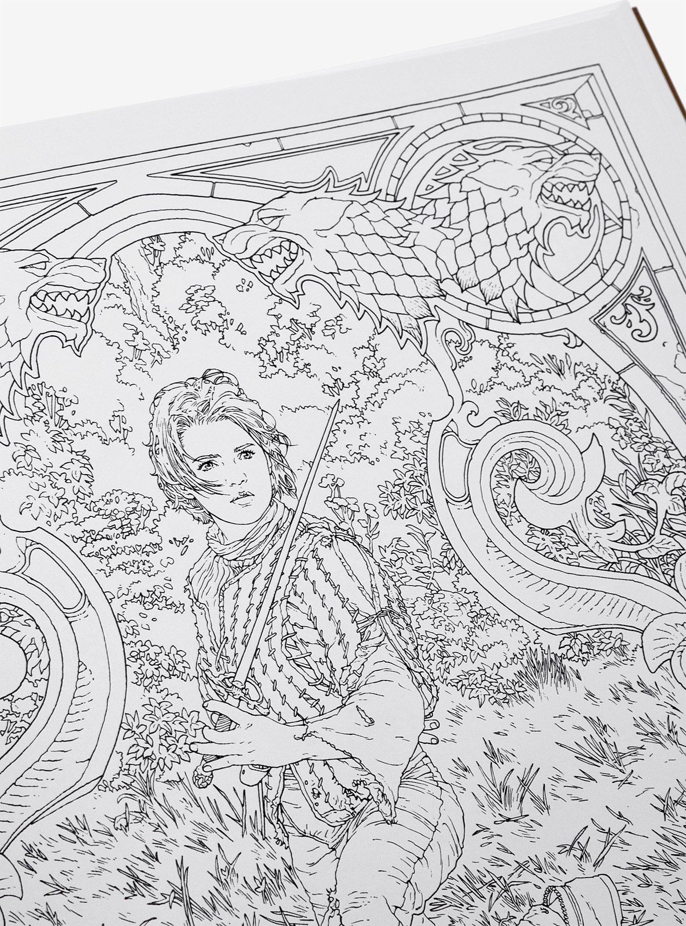 Game Of Thrones Coloring Book, , alternate
