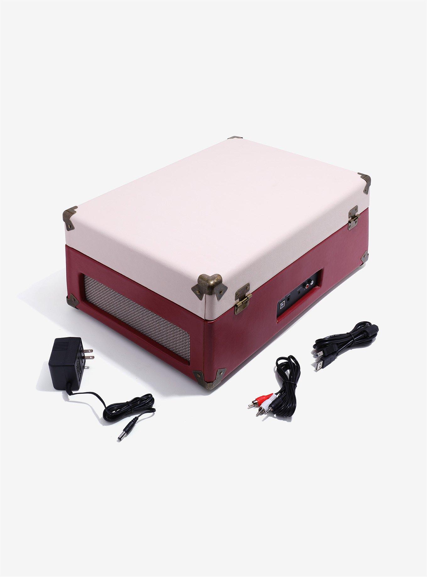 Crosley Keepsake Red & Cream 3-Speed Portable USB Turntable, , alternate