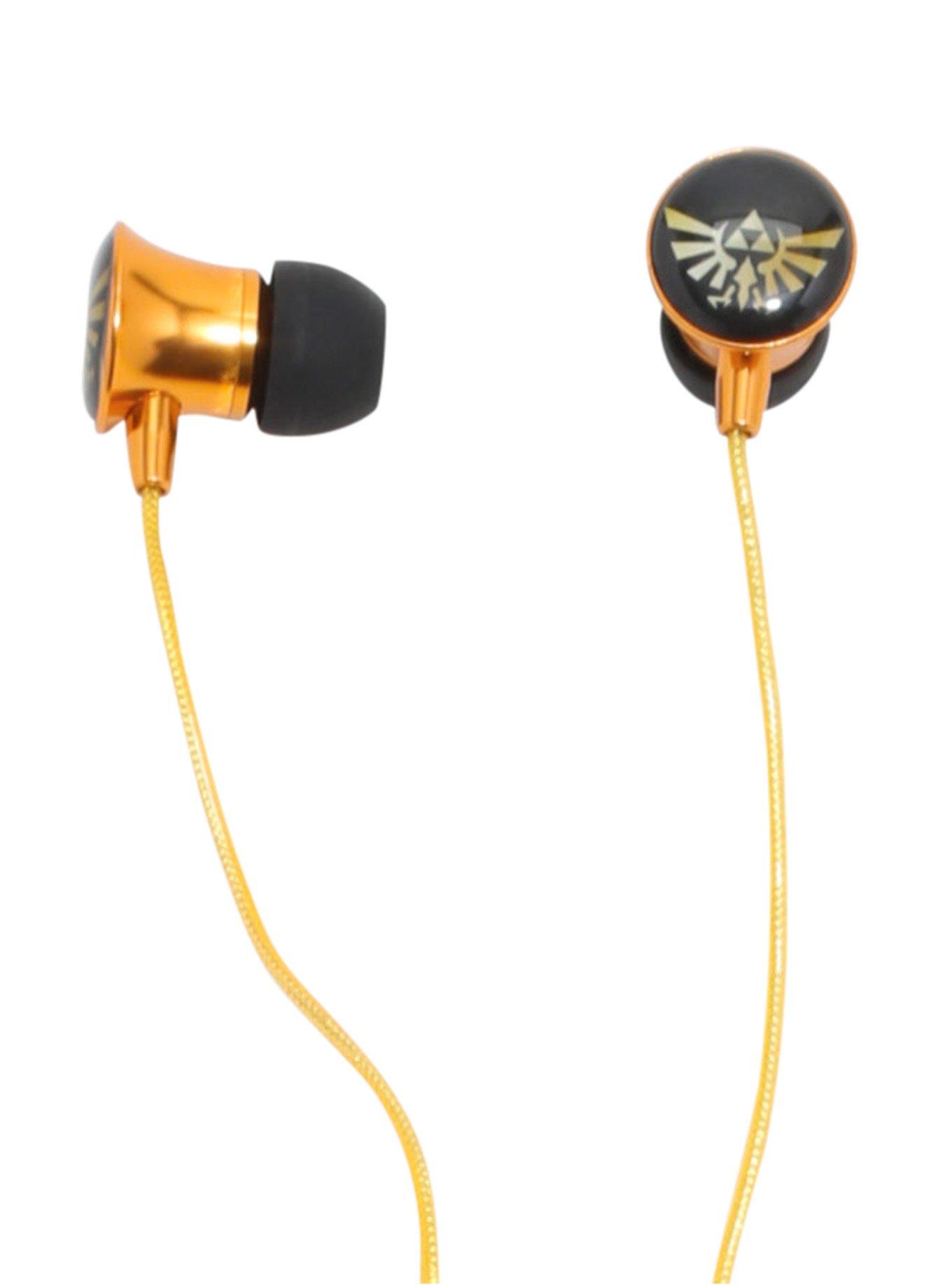 The Legend Of Zelda Triforce Logo Earbuds, , alternate