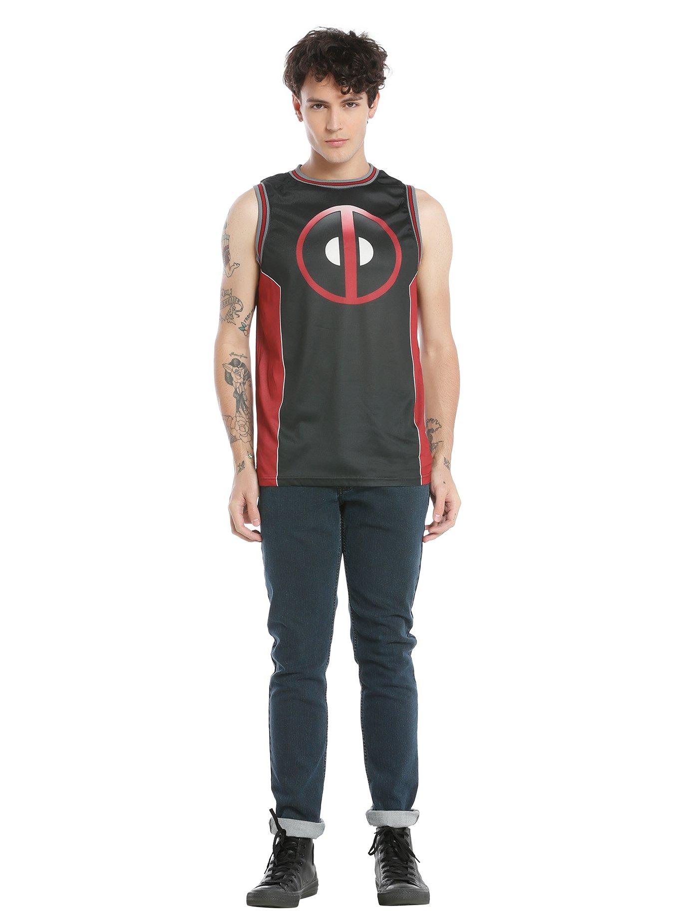 Marvel Deadpool Basketball Jersey, , alternate