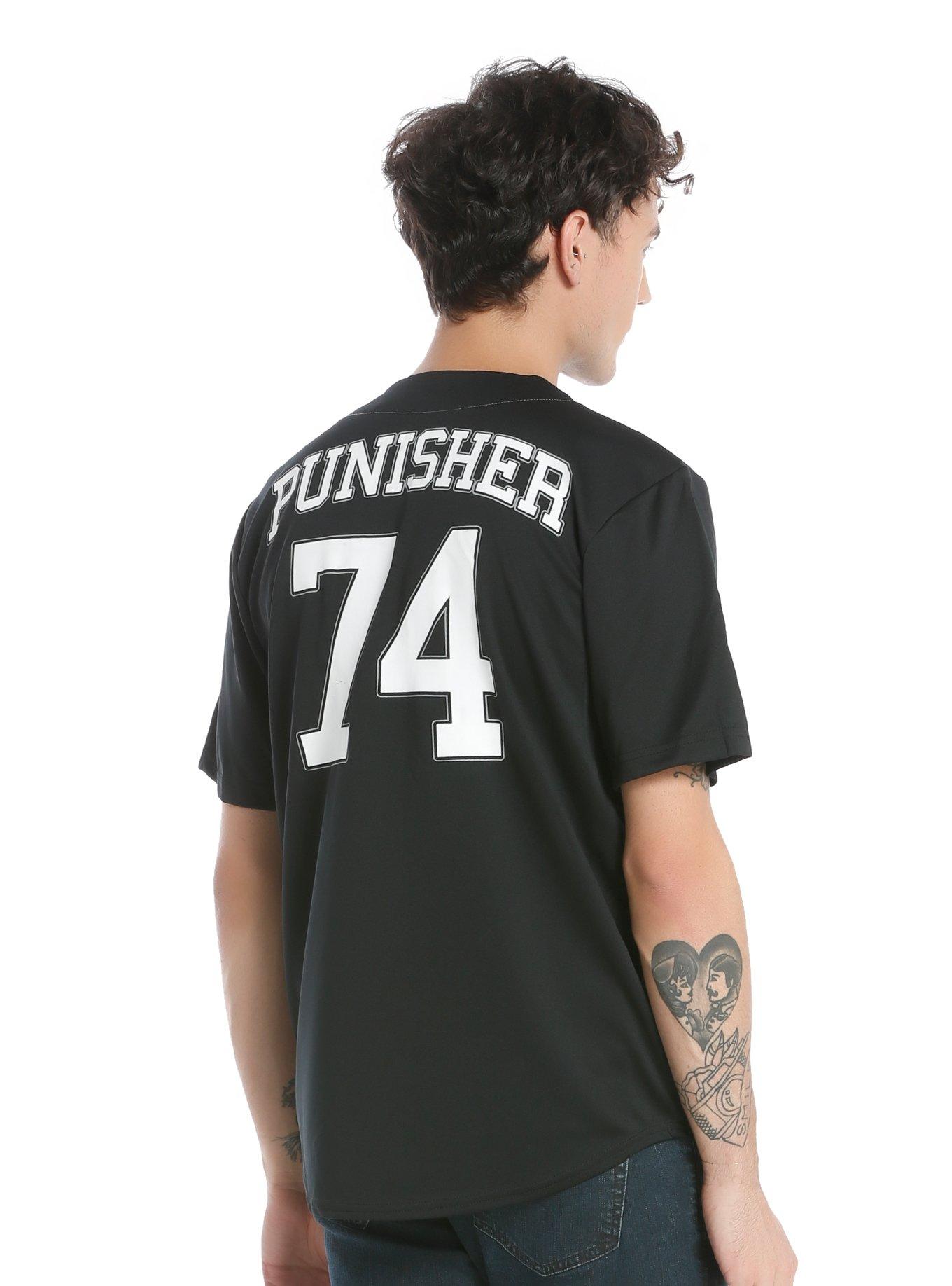 Marvel Punisher Baseball Jersey, , alternate