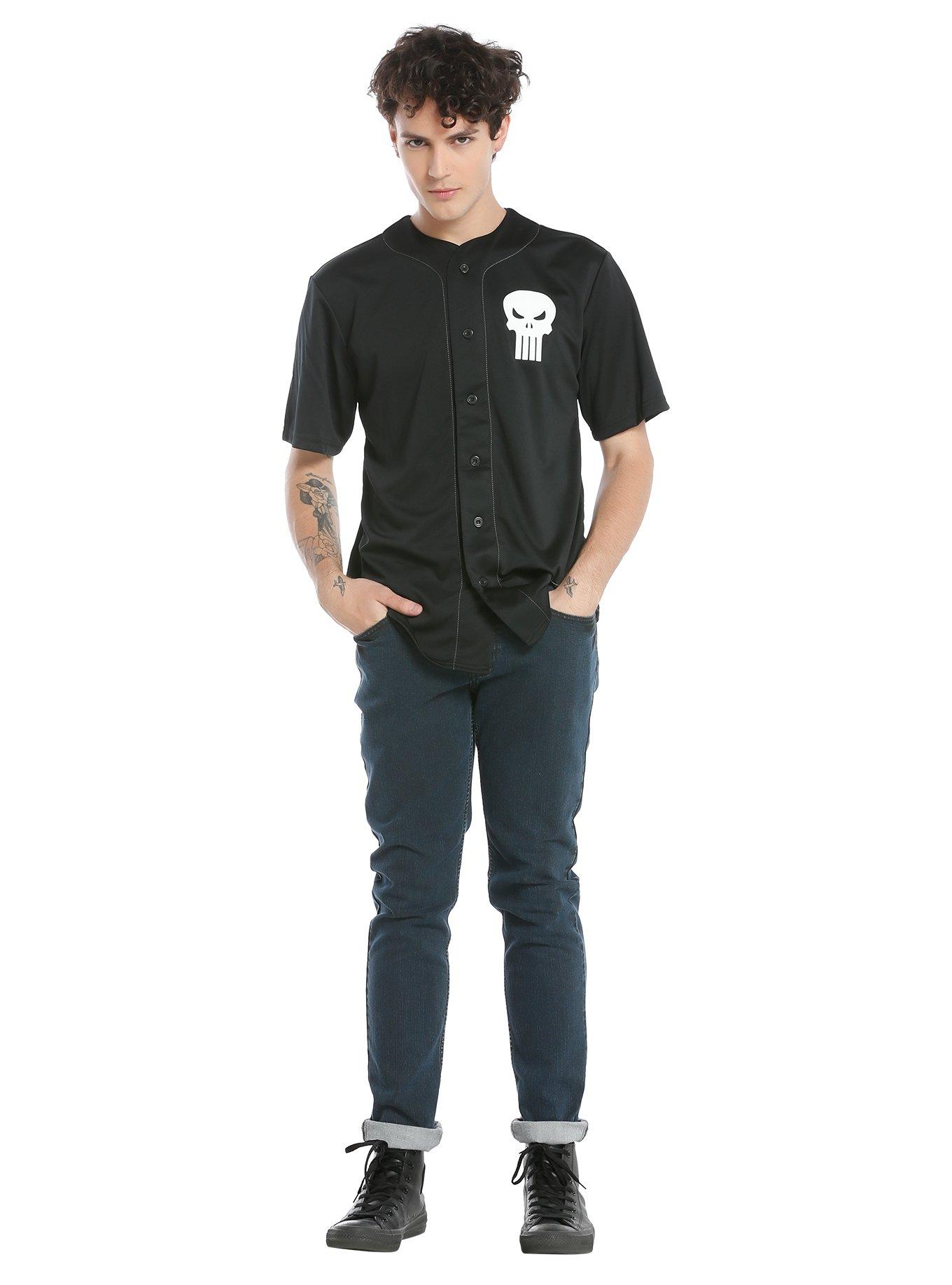 Marvel Punisher Baseball Jersey, , alternate