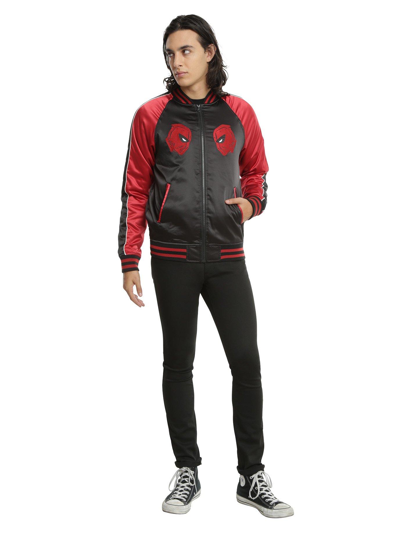 Marvel Deadpool Satin Souvenir Jacket, , alternate