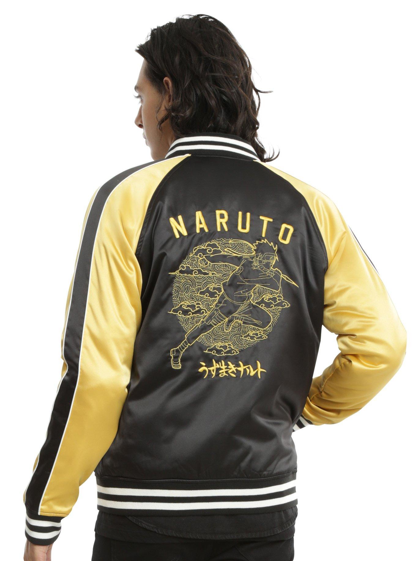 Naruto Shippuden Naruto Satin Souvenir Jacket, , alternate