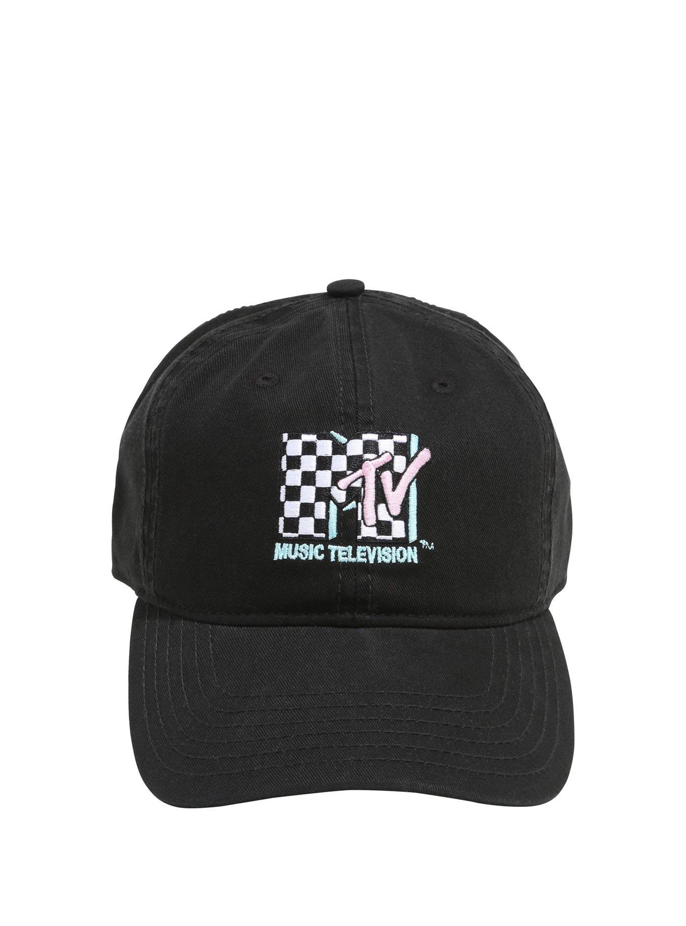 MTV Checkerboard Logo Dad Cap, , alternate