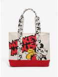Loungefly Disney Mickey Mouse Canvas Patch Tote, , alternate