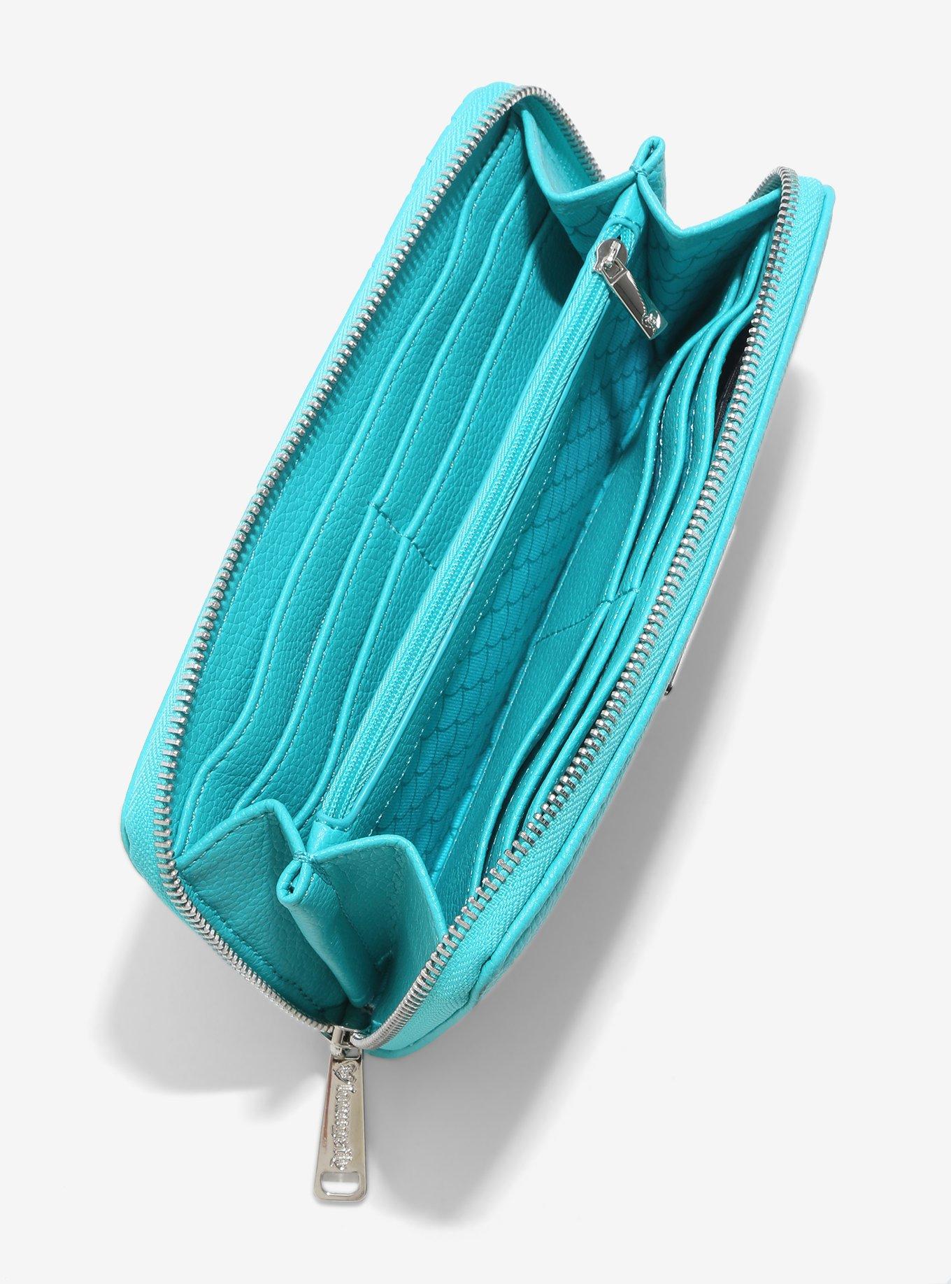 Loungefly Disney The Little Mermaid Debossed Zip Wallet, , alternate