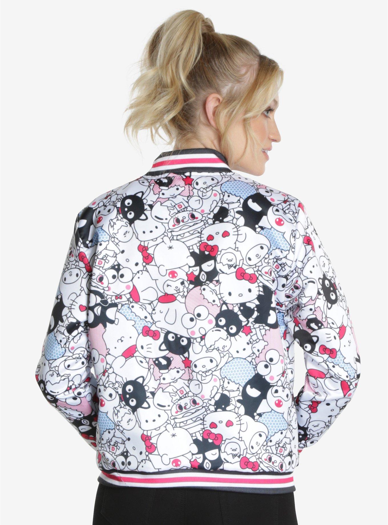 JapanLA Hello Sanrio Reversible Satin Bomber Jacket, , alternate