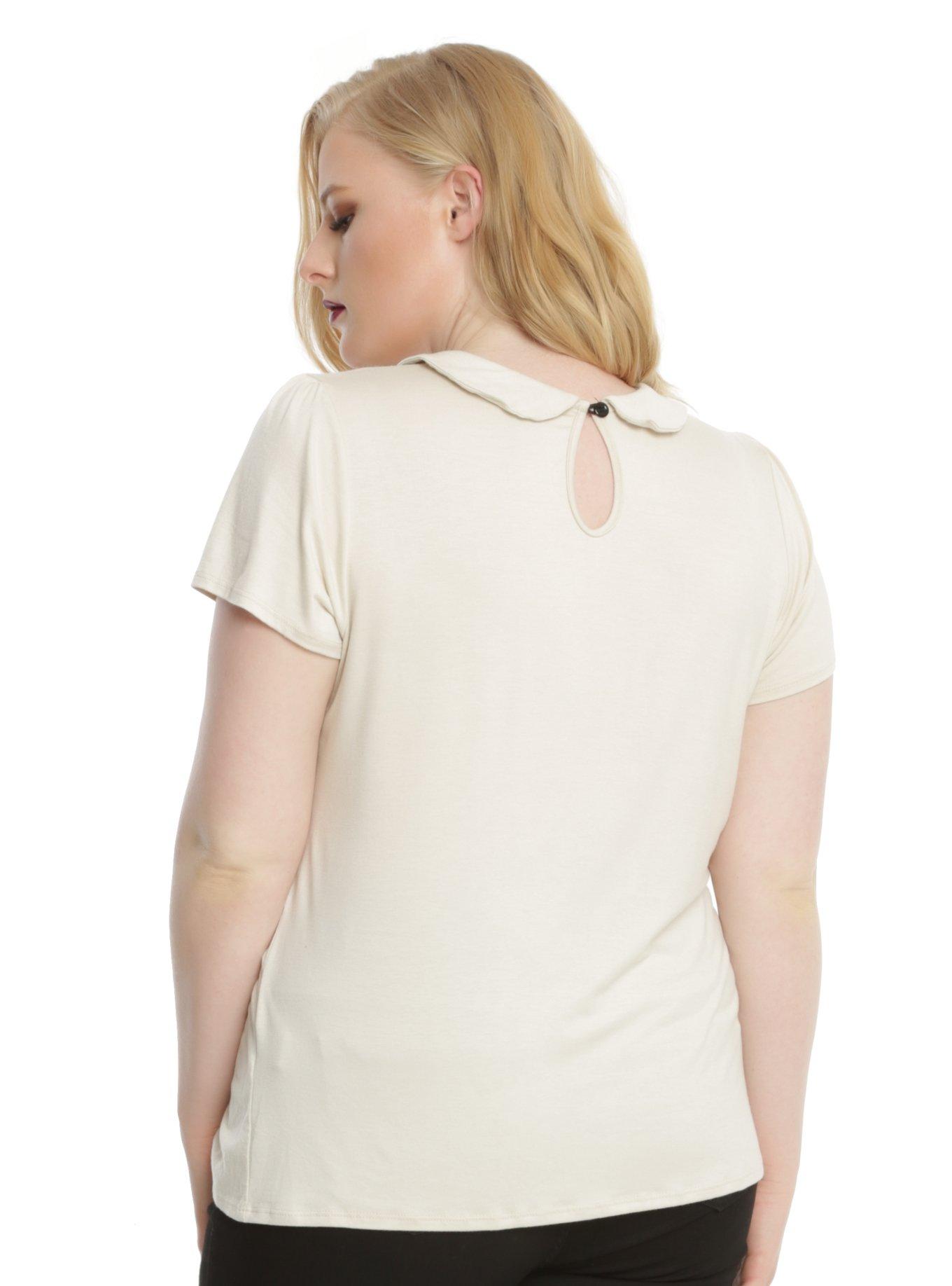 Plus Size Over The Garden Wall Greg Frog Pocket Girls Top Plus Size, , alternate