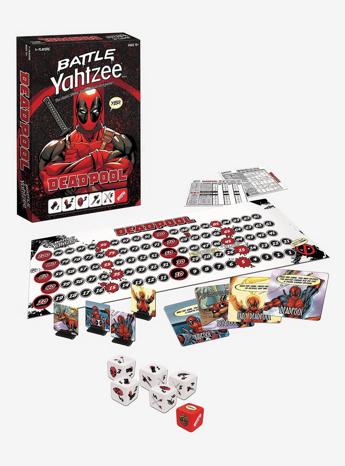 Marvel Deadpool Battle Yahtzee, , alternate