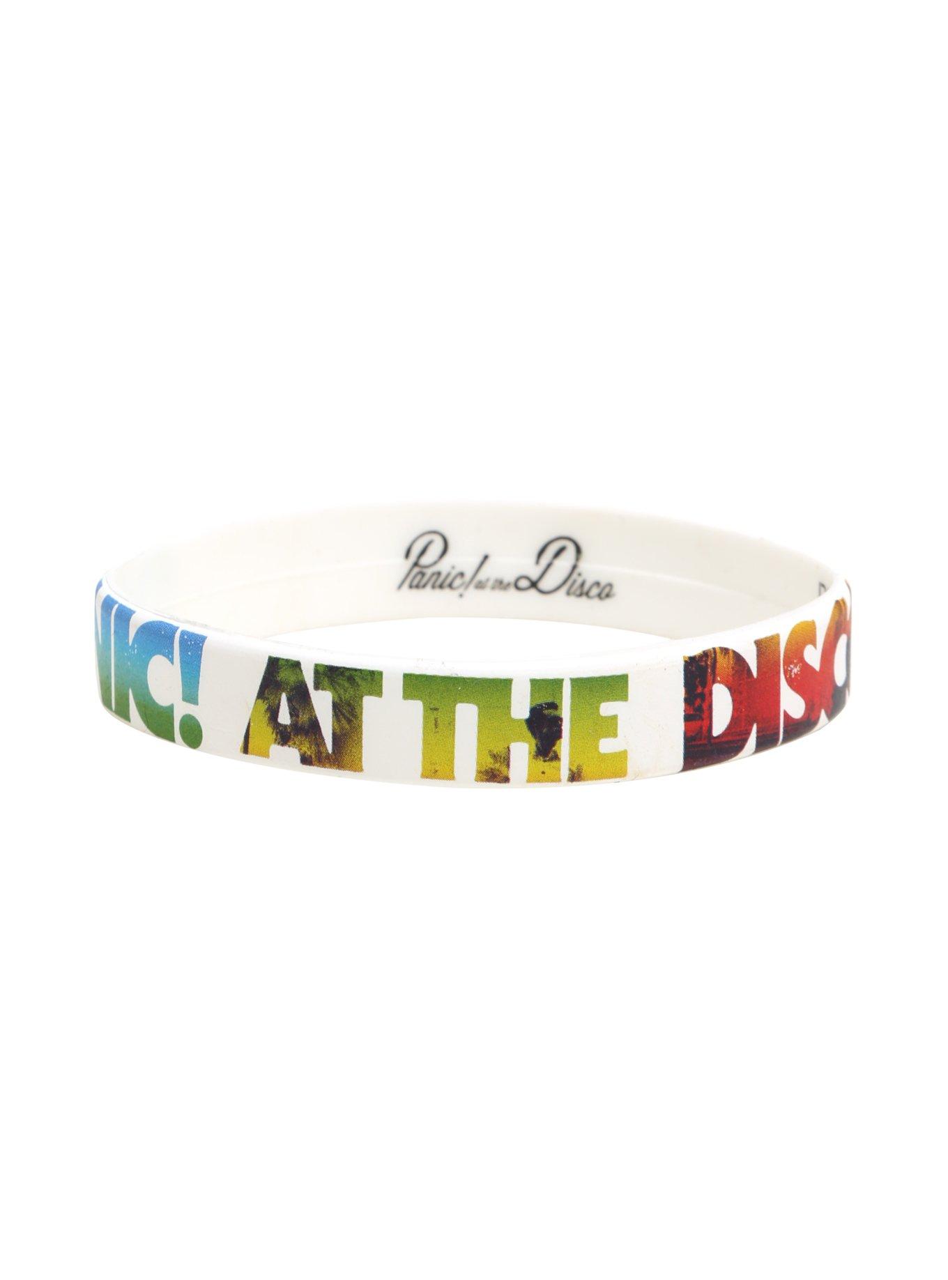 Panic! At The Disco Multi Color Rubber Bracelet, , alternate