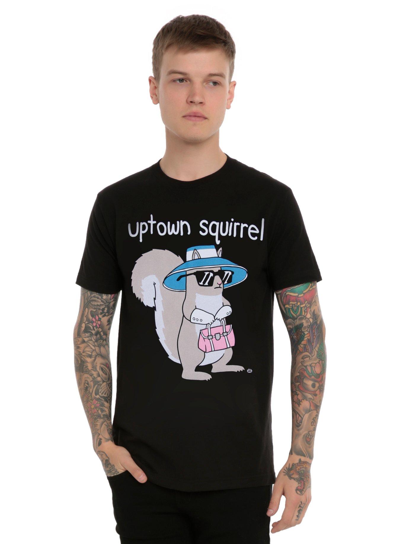 Uptown Squirrel Girls T-Shirt, , alternate