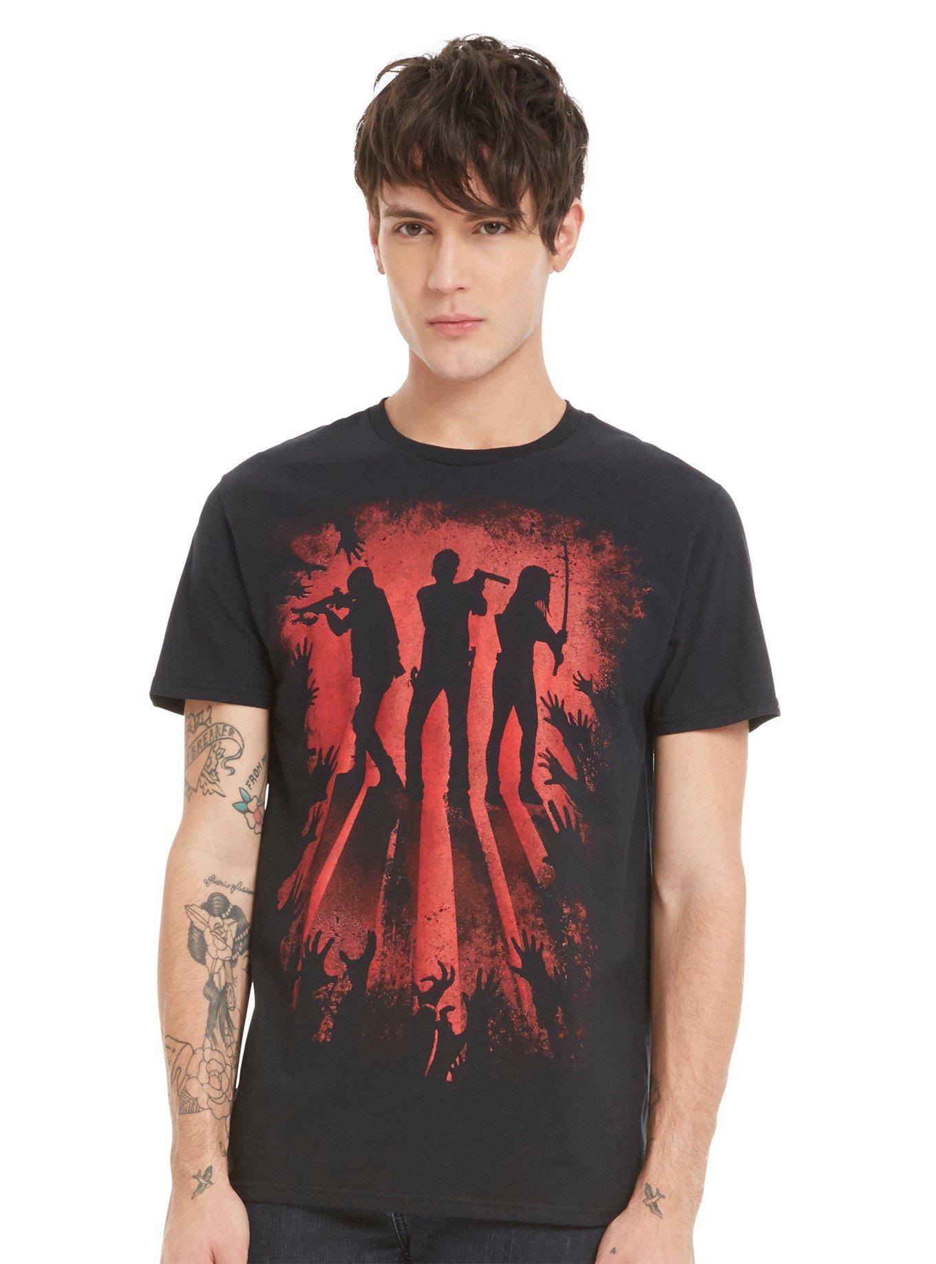 The Walking Dead Trio Silhouette T-Shirt, , alternate