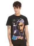 Tupac Portrait Photo T-Shirt, , alternate