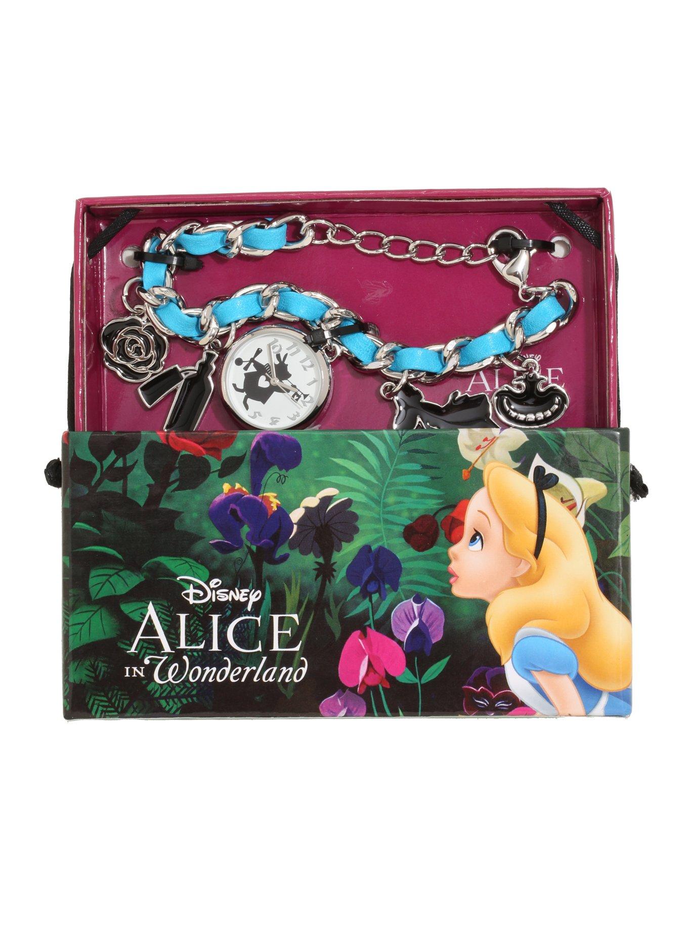 Disney Alice In Wonderland Charm Watch, , alternate