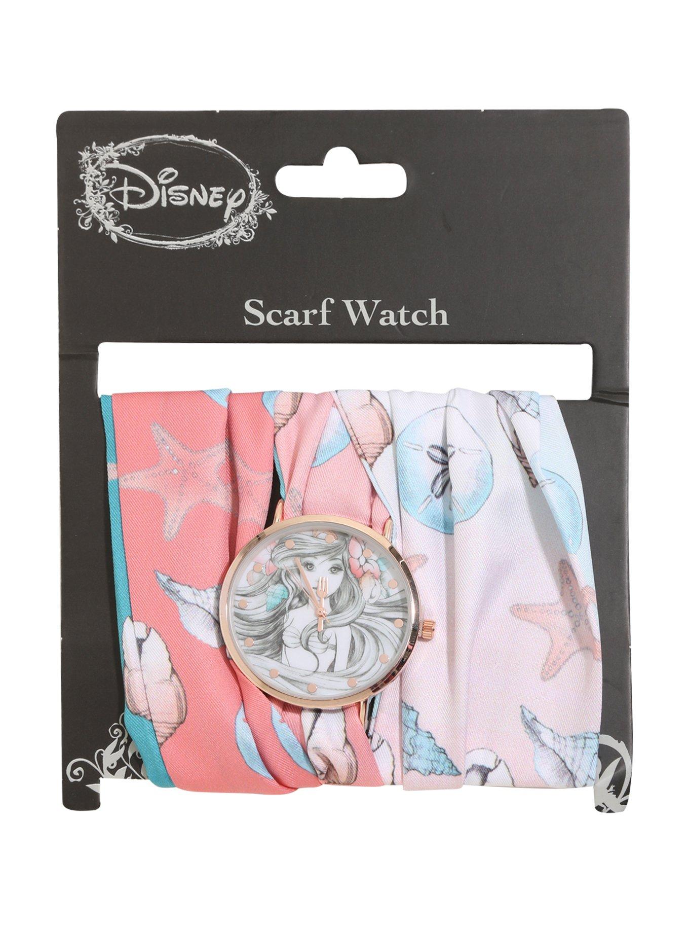 Disney The Little Mermaid Ariel Scarf Watch, , alternate
