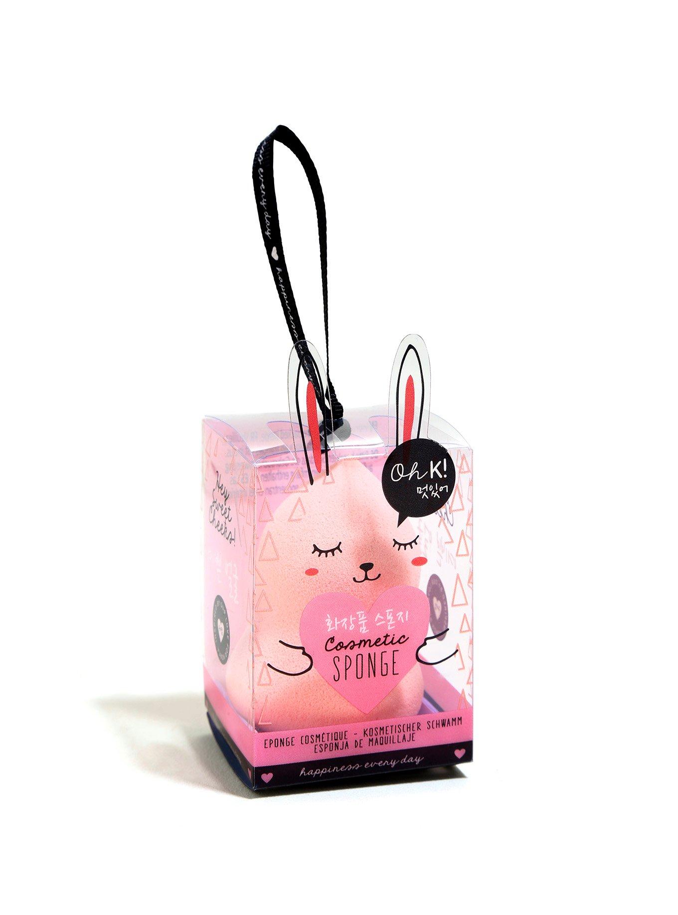 Oh K! Pink Bunny Cosmetic Sponge, , alternate