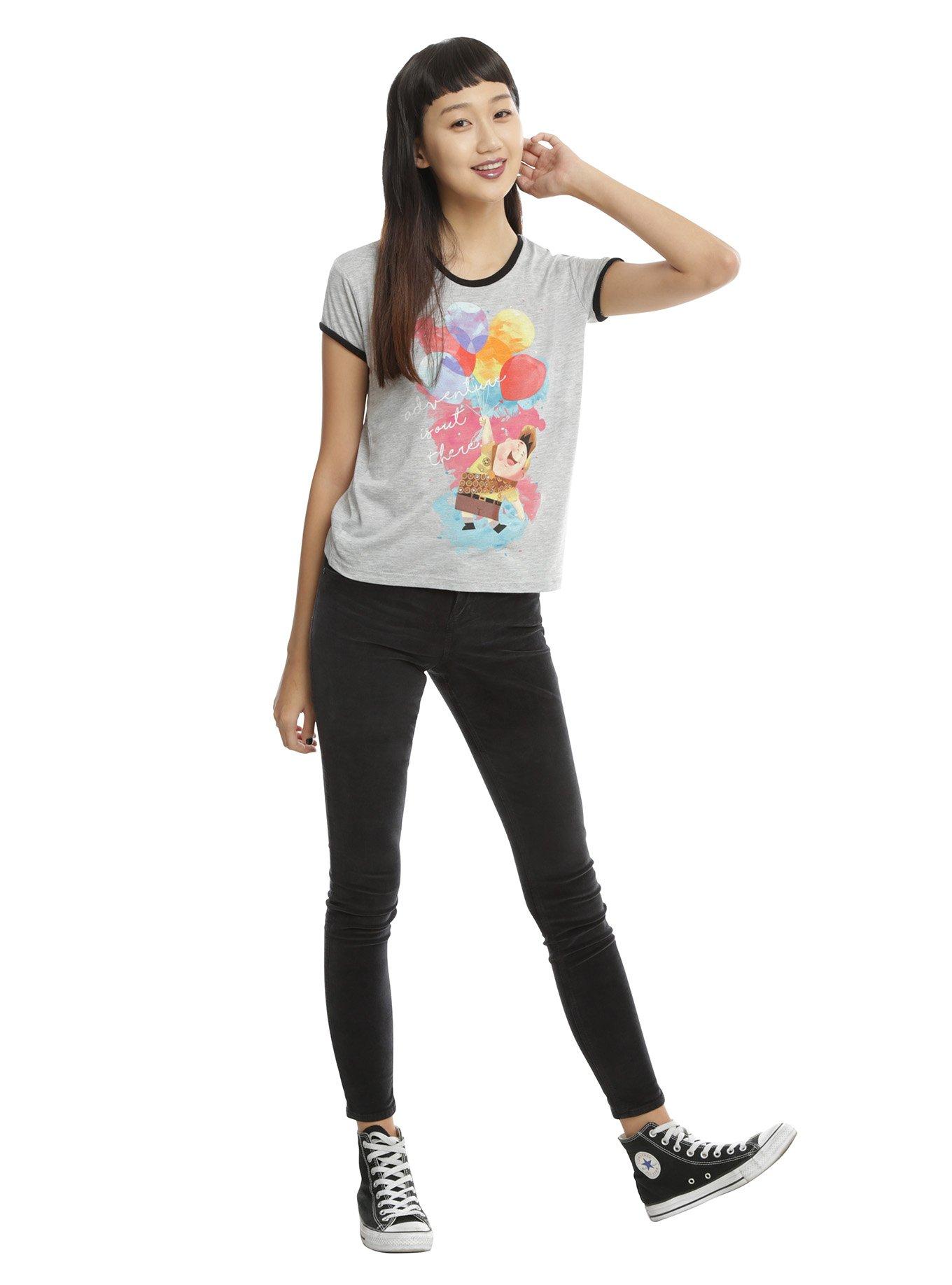 Disney Up House Girls Ringer T-Shirt, , alternate