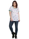 Disney Dumbo Circus Print Girls Ringer T-Shirt Plus Size, , alternate